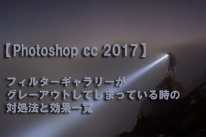 フィルターグレーアウト